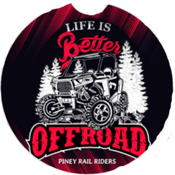 2025 PRR Drink Coasters/Set of 2 (For Car Cup Holders)